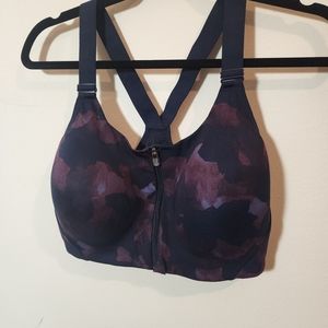 All In Motion Front Zip Sports Bra